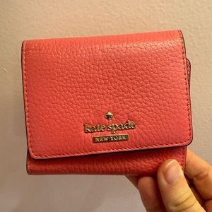 Kate Spade Pink Folding Wallet